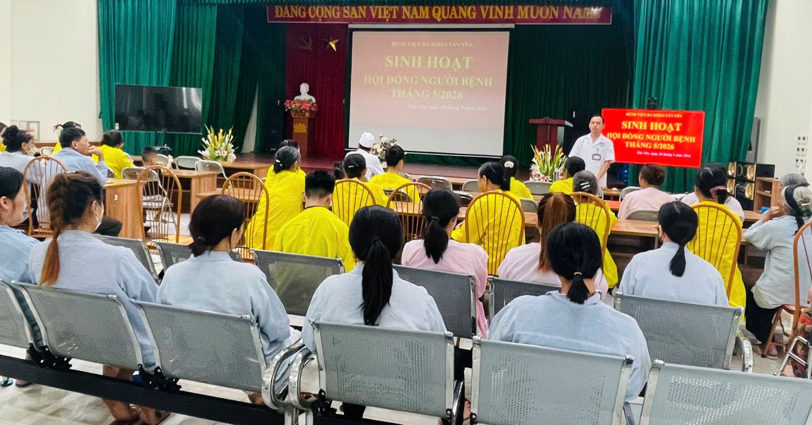 BỆNH VIỆN ĐA KHOA TÂN YÊN TỔ CHỨC SINH HOẠT HỘI ĐỒNG NGƯỜI BỆNH THÁNG 5 NĂM 2026