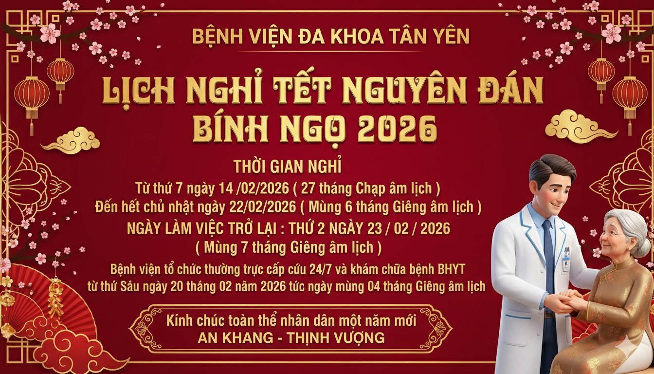 Thông báo lịch nghỉ tết Nguyên đán Bính Ngọ năm 2026